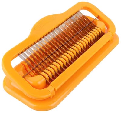 Dailygoods- Worstensnijder Multifunctioneel - Bananensnijder - Ergonomisch Ontwerp - Roestvrij Staal - Keukengereedschap - 100% Nieuw - Keukensnijder