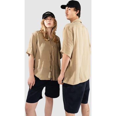 Woodbird WBSunny Modu Shirt bruin
