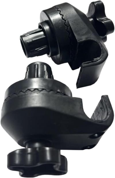 Schommel Onderdelen - Tuinbeslag Frame - Schommel Reparatie - Flexibele Aanpassing - 60x20x100 mm - Zwart