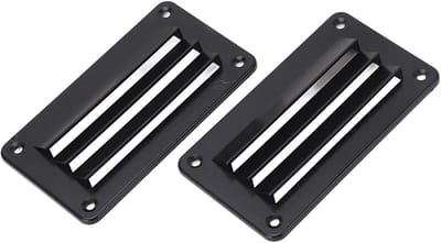 Ventilatierooster voor Camper en Boot - Stijlvol 2-delig ABS Rooster