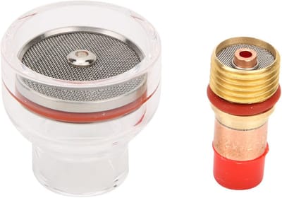 Complete TIG Toorts Accessoireset voor 17/18/26 Lasteppels met Glas Beker en Collet