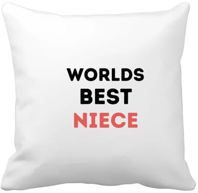Akyol - worlds best niece Kussen hoes - Nicht - de beste nicht - verjaardagscadeau - verjaardag - cadeau - cadeautje voor nicht - nicht artikelen - kado - geschenk - gift - 40 bij 40 cm