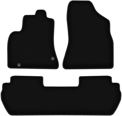 BASIC zwarte veloursmatten voor: Citroen Berlingo II Multispace (2008-2018)