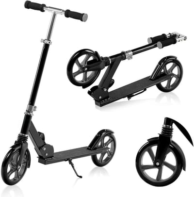 Zylo® Stuntstep Jongen - Stuntstep Volwassenen - Voor Jongesn en Meisjes - Zwart - 87cm x 35cm x 92cm