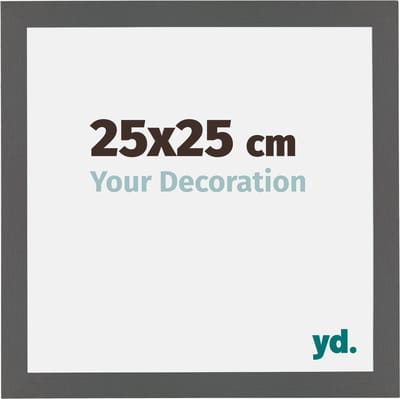 Your Decoration - Fotolijst 25x25 cm - MDF - Antraciet - Mura