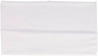 Haarsoires Haarband Stof 11cm - Basic - Wit - Comfortabel & Elastisch – Voor Sport of Dagelijks Gebruik