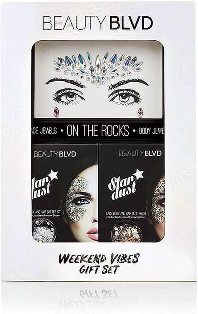 Weekend Vibes Schmink Glitters Festival Carnaval Gift Set