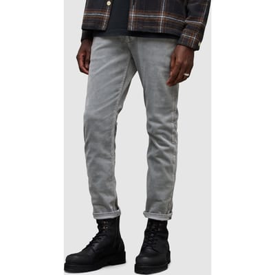 AllSaints Dean Cord Moon Grey Maat: W38 | Broeken Outlet | Heren | Grijs