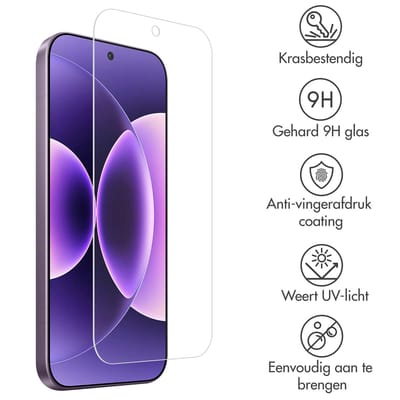 Accezz Screen Protector - Geschikt voor Xiaomi 17 Ultra - Gehard Glas Screenprotector