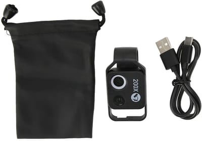 OmGoods - Dailygoody - Clip-On Microscoop Vergrootglas Lens - 200x HD Vergroting - Mobiele Telefoon Microscoop - Zwart - Outdoor Fotografie - Geschikt voor Natu..