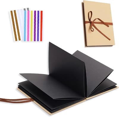 Scrapbook Album met 30 Pagina's, Aanpasbaar Fotoboek voor Vrienden en Liefhebbers, Creatief en Persoonlijk