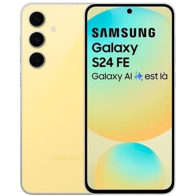 Samsung Galaxy S24 FE 5G 8 Go de RAM / 128 Go Smartphone SIM+eSIM Graphite 8+128GB crème