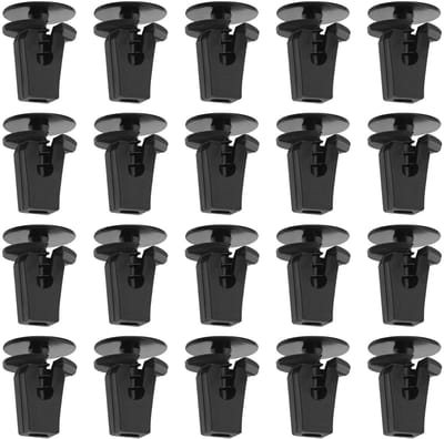 Dailygoods- Bevestigingsclips 20 Stuks - Torx Schroeven/Uitzetmoeren - Kunststof/Metaal - Compatibel met Volkswagen/Audi/Seat/Skoda - Duurzaam en Betrouwbaar