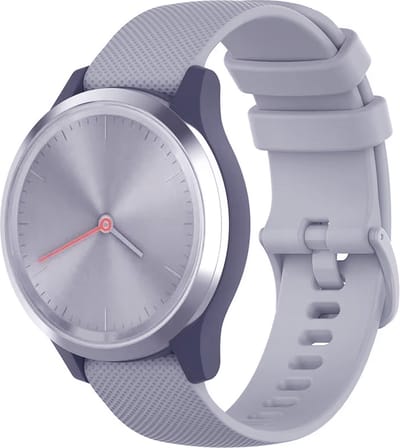 CHPN - Siliconen bandje geschikt voor Garmin - Horlogeband geschikt voor Venu Vivomove - 40MM - Grijs - Siliconen - Sportband