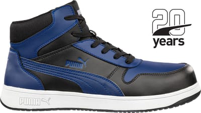 Puma Frontcourt S3L 630070 - Zwart/Blauw - 43