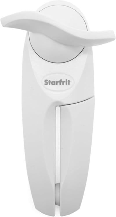Veilige Blikopener met Comfort Grip - Geen scherpe randen - 3 jaar garantie - Wit