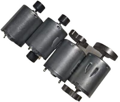 Vibratiemotor DC - Kleine motor - Mechanische beweging - Dubbelassig ontwerp - 12V 8500rpm - Zilverkleurig