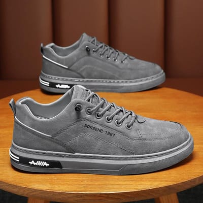 Lente Herenschoenen Nieuwe Stijl Ademend Bouwplaats Werk Arbeidsbeschermingsschoenen voor Heren Trendy en Veelzijdig Antislip Sport 44 gray