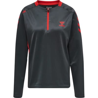 Hummel dames-sweater met lange mouwen Hmlaction Poly Half Zip Sweat Woman 212524