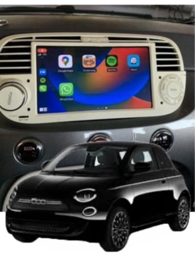 ADIVOX 7 inch geschikt voor Fiat 500 Android 14 2GB+32GB CarPlay/Auto/Wifi/GPS/RDS/DSP/NAV