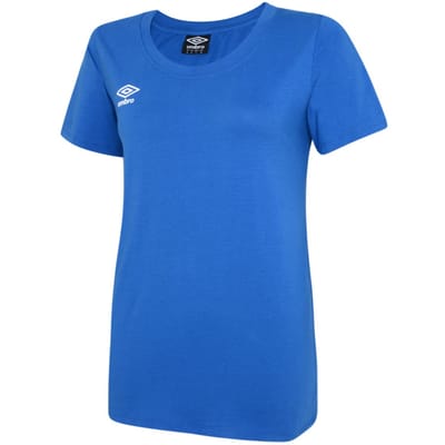 Umbro Dames/Dames Club Vrijetijds-T-shirt (Koningsblauw/Wit)