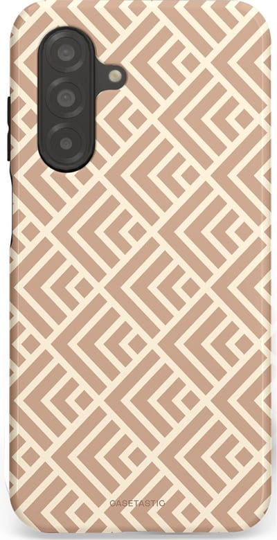 Casetastic Hoesje Geschikt voor Samsung A26 - Stijlvolle Beschermende Duo-layer Case - Abstract Zand Kunst