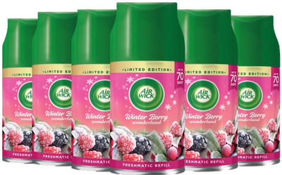 Airwick Freshmatic - Winter Berry Wonderland 6 x 250 ml - Voordeelverpakking