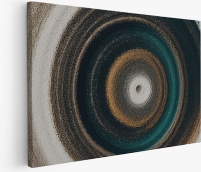 Saammp Muurcirkel Hout - Vlinder bij roze rozen - Bloemen - Dieren - Natuur - Ø 80 - Wandcirkel - Wanddecoratie Cirkel - muurdecoratie Woonkamer - Slaapkamer decoratie - Rond Schilderij