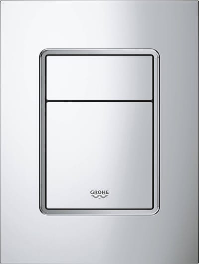 GROHE Skate S Cosmopolitan Bedieningspaneel Toilet - Dual flush - Chroom