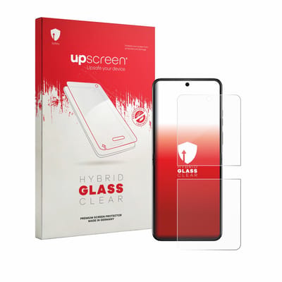 upscreen - Screenprotector voor Motorola Razr 70 - Folie Beschermfolie Beschermglas transparant