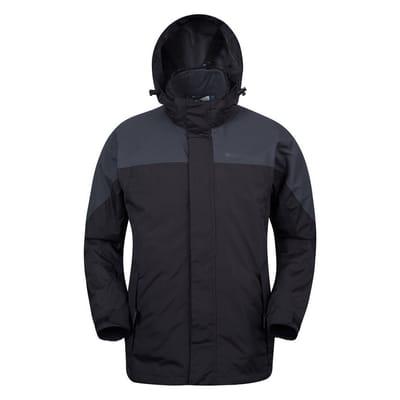 Mountain Warehouse Heren Storm 3 in 1 Waterdichte Jas (Grijs)