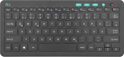 Draadloos QWERTZ Toetsenbord voor Laptop, PC en Smart TV