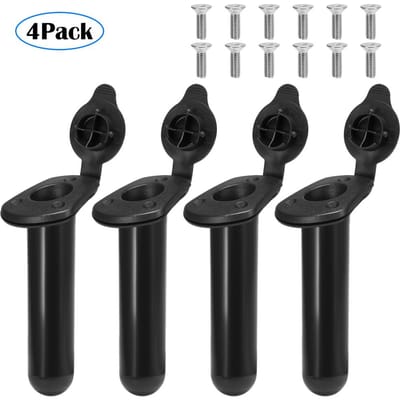 4 stuks kajak hengelhouders met dopafdekking boot visgerei accessoire gereedschap accessoire gereedschap 4 PCS