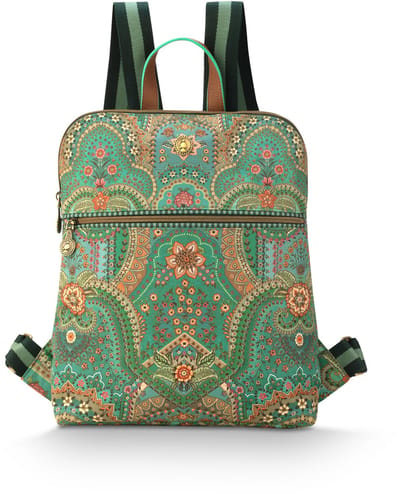 Pip Studio - Finlee Rugzak Dames - Rugtas - Jabali - Groen - 28x11x36cm