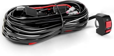 Hoge kwaliteit LED werklicht en mistlamp bedrading kit voor motoren en fietsen 12V-40A
