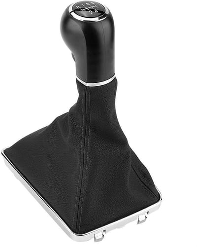 Dailygoods- Pookknop 5/6 Snelheden - Pookknop Cover - Gaiter Boot - Compatibel met Opel Astra/Corsa 2005-2010 - ABS Kunstleer - Afmetingen 12x16x25 cm - Versnellingspook