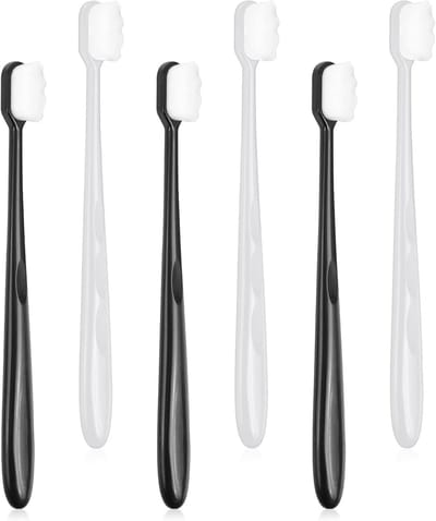 Extra Zachte Tandenborstels, 6 Stuks, Ideaal voor Gevoelige Tanden, Tandverzorging en Mondhygiëne