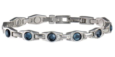 Magneet Armband Lady Blue Gem - XS