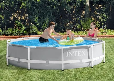Intex Prism Frame Opzetzwembad Set - Ø 305 x 76 cm met filterpomp