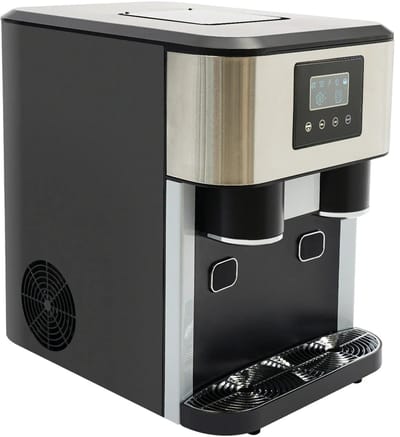 IJsmachine – IJsblokjesmachine – Crushed Ice Maker – IJsmaker – Ijswater Dispenser – 1,8 Liter Watertank – Touchscreen Bedienig