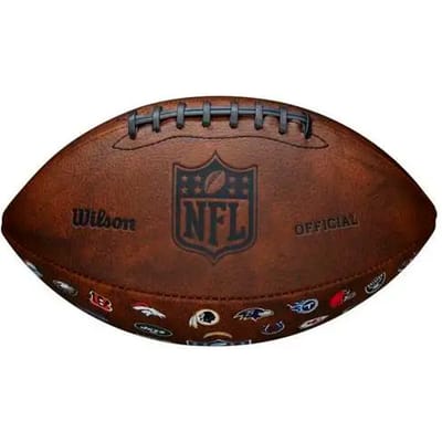 Wilson - NFL - American Football - Official Size - Throwback - 32 Team Logo Football - Bruin - Volwassenen