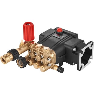 VEVOR hogedrukreinigerpomp, 3/4-inch as, drievoudige plunjer, 3300 PSI, 3 GPM, vervangende hogedrukreinigerpompset, onderdelenreinigerpomp, compatibel met Simpson MorFlex-modellen 40224, 40225, 40226