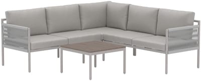 Svea - Deidre loungeset - beige/beige polywood