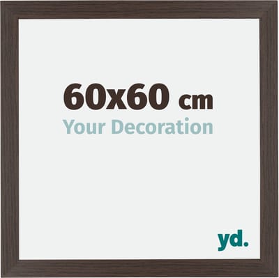 Your Decoration - Fotolijst 60x60 cm - MDF - Eiken Donker - Mura