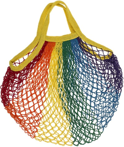 Jhubersproducts - Boodschappennet - Herbruikbare boodschappentas - 15 kg draagkracht - 40 x 60 cm - Milieuvriendelijk - Draagnet voor boodschappen - U