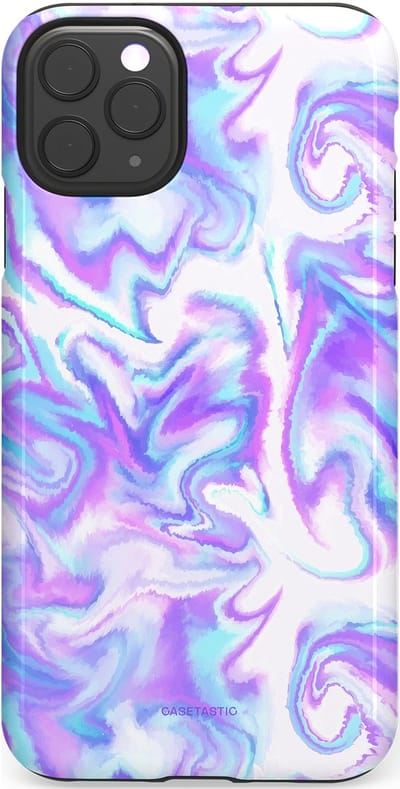 Casetastic Hoesje Geschikt voor Apple iPhone 11 Pro Max - Stijlvolle Beschermende Duo-layer Case - Tie Dye magie