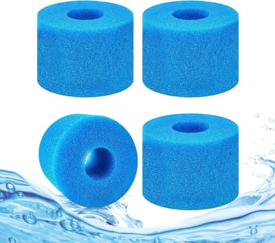 SolidKeus - Set van 4 Filter Sponsen Type S1 voor Zwembadreiniging
