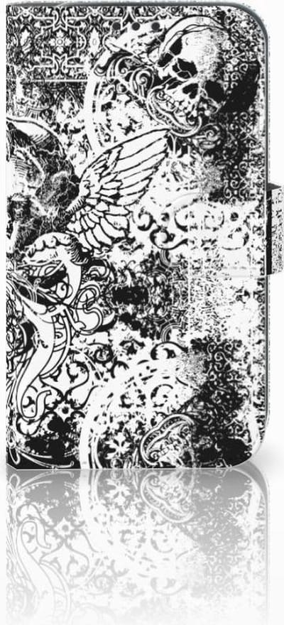 Telefoonhoesje met Naam Samsung Galaxy Xcover 4 | Xcover 4s Skulls Angel