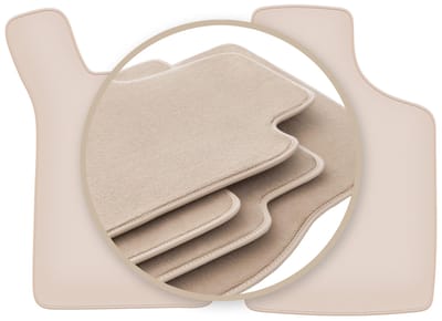 PREMIUM beige matten voor: Renault 21 sedan 1986-1996