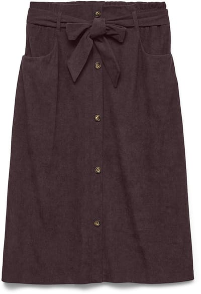 Vero Moda Rok VMVILJA Corduroy High waist Midi-rok